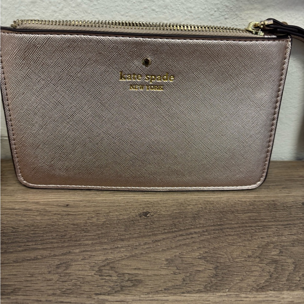 kate spade Rose Gold Wallet/Wristlet